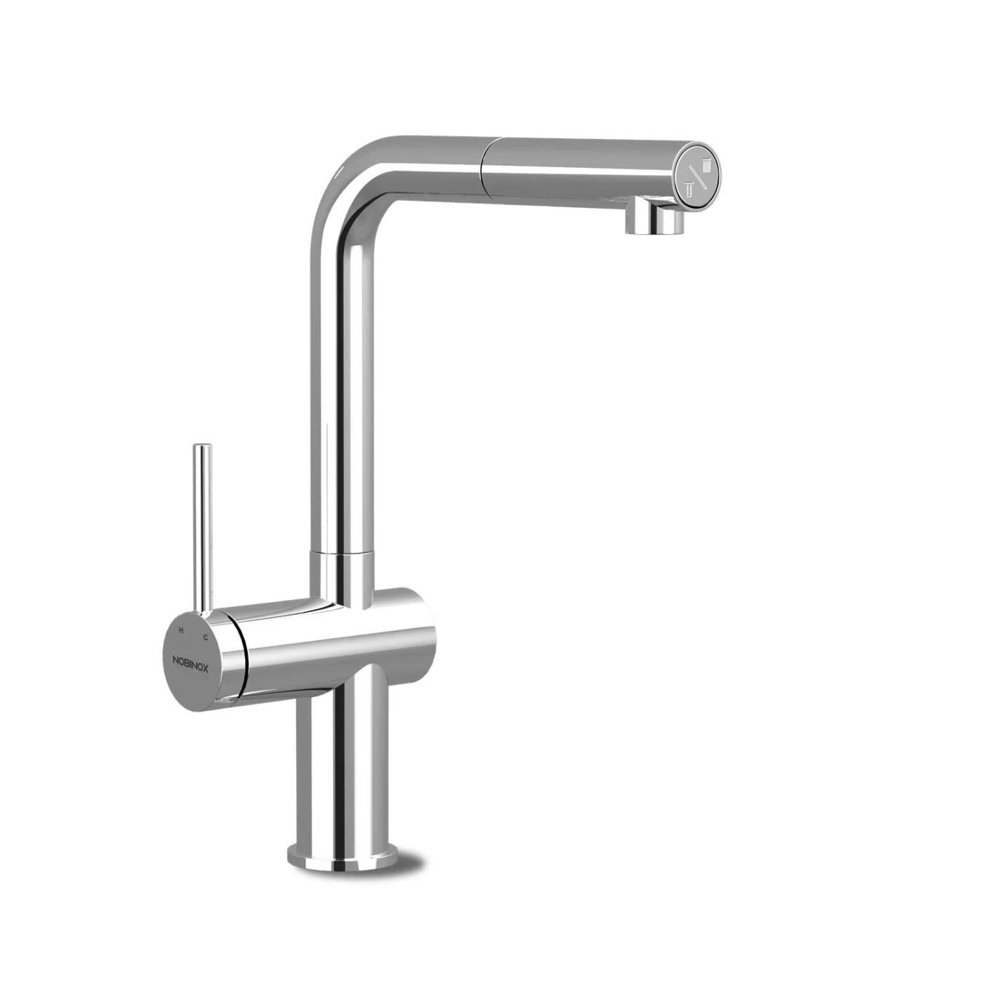 VÒI RỬA BÁT DÂY RÚT NOBINOX BIANCO NX601