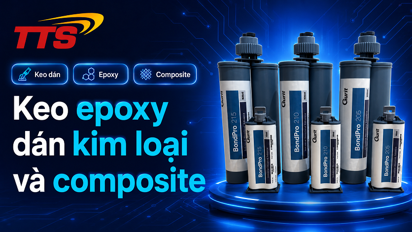 Keo epoxy dán kim loại và composite