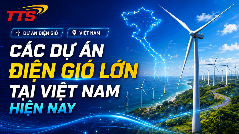 Các dự án điện gió lớn tại Việt Nam hiện nay