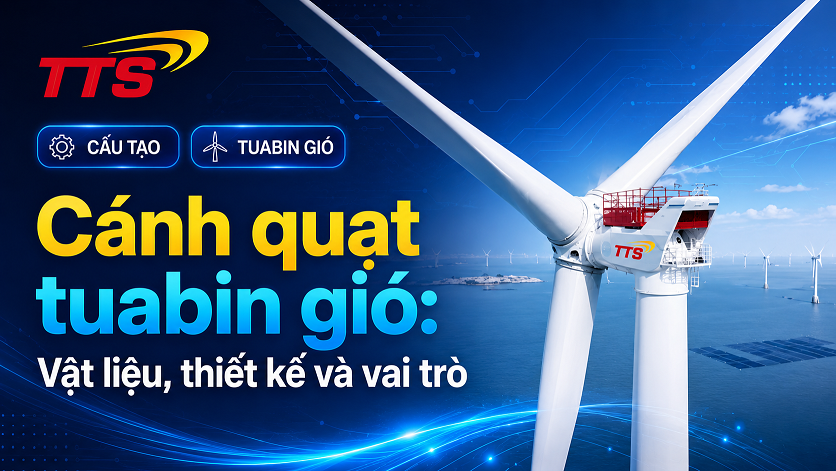 Cánh quạt tuabin gió: Vật liệu, thiết kế và vai trò