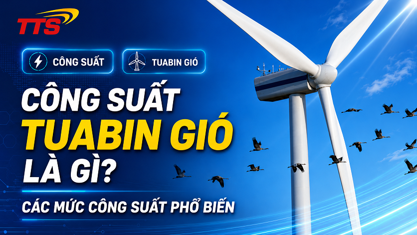 Công suất tuabin gió là gì? Các mức công suất phổ biến