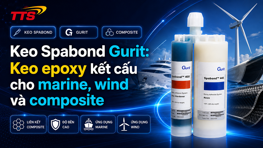 Keo Spabond Gurit: Keo epoxy kết cấu cho marine, wind và composite
