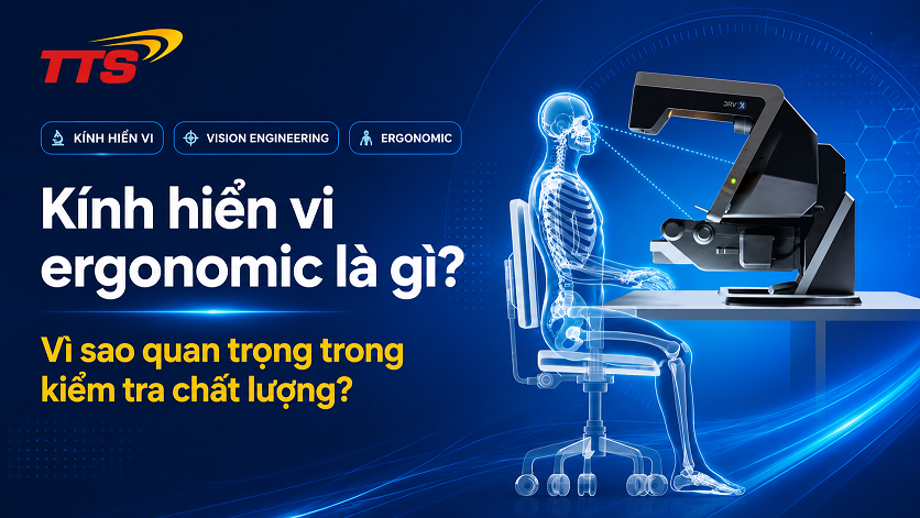 Kính hiển vi ergonomic là gì? Vì sao quan trọng trong kiểm tra chất lượng?