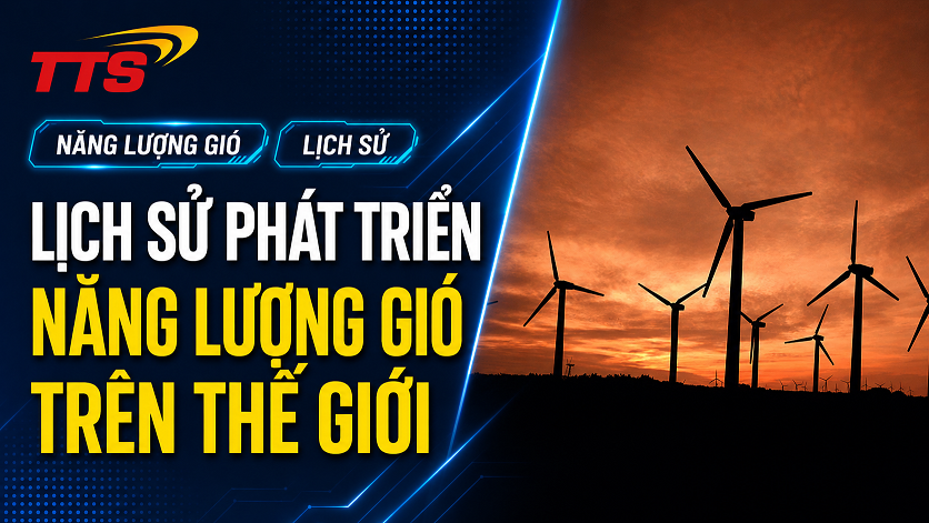 Lịch sử phát triển năng lượng gió trên thế giới