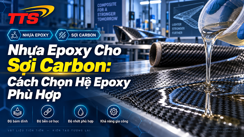 Nhựa Epoxy Cho Sợi Carbon: Cách Chọn Hệ Epoxy Phù Hợp