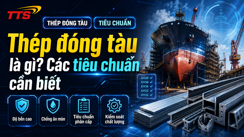 Thép đóng tàu là gì? Các tiêu chuẩn cần biết