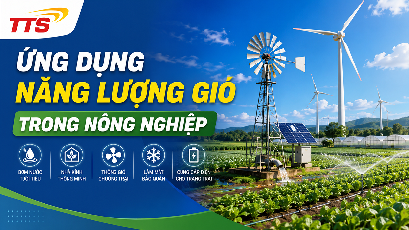 Ứng dụng năng lượng gió trong nông nghiệp