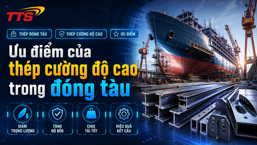 Ưu điểm của thép cường độ cao trong đóng tàu