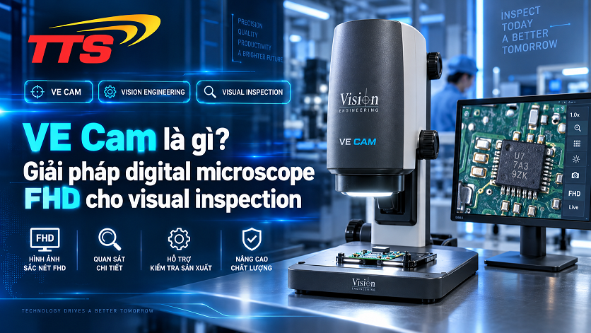 VE Cam là gì? Giải pháp digital microscope FHD cho visual inspection
