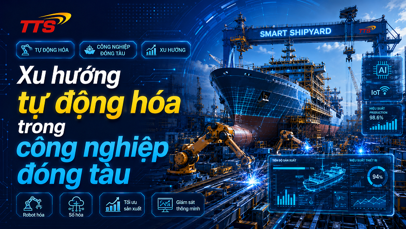 Xu hướng tự động hóa trong công nghiệp đóng tàu