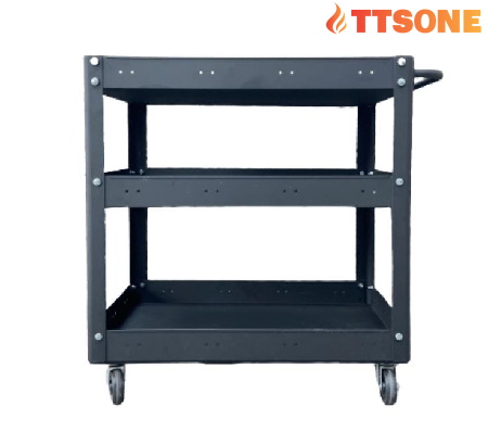 Xe đẩy 3 tầng màu đen FABINA