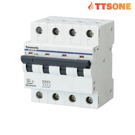 Cầu Dao Tép 4P4E - 80A PANASONIC BBD408041C