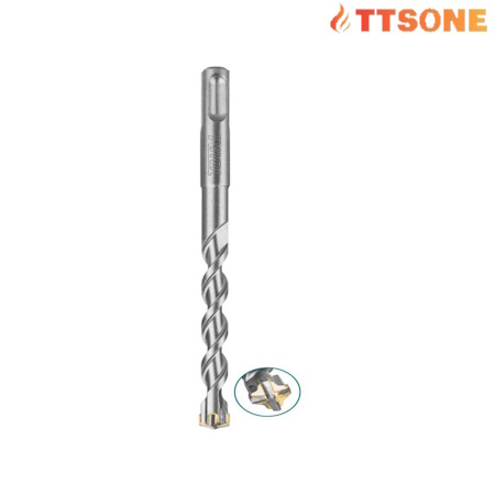 Mũi Khoan Bê Tông Bốn Cạnh (+)  22x260mm TOTAL TAC312203C