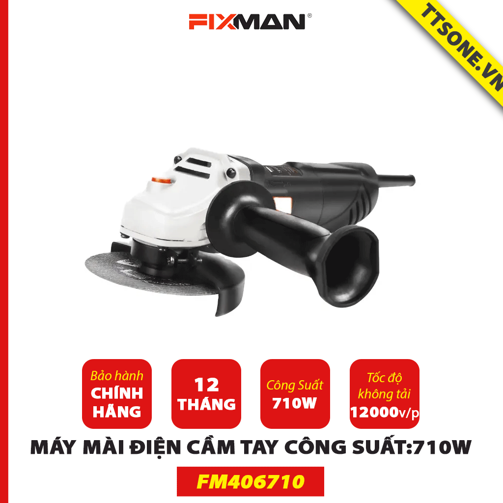 Máy Mài Điện Cầm Tay (Công Suất:710W) FM406710 FIXMAN
