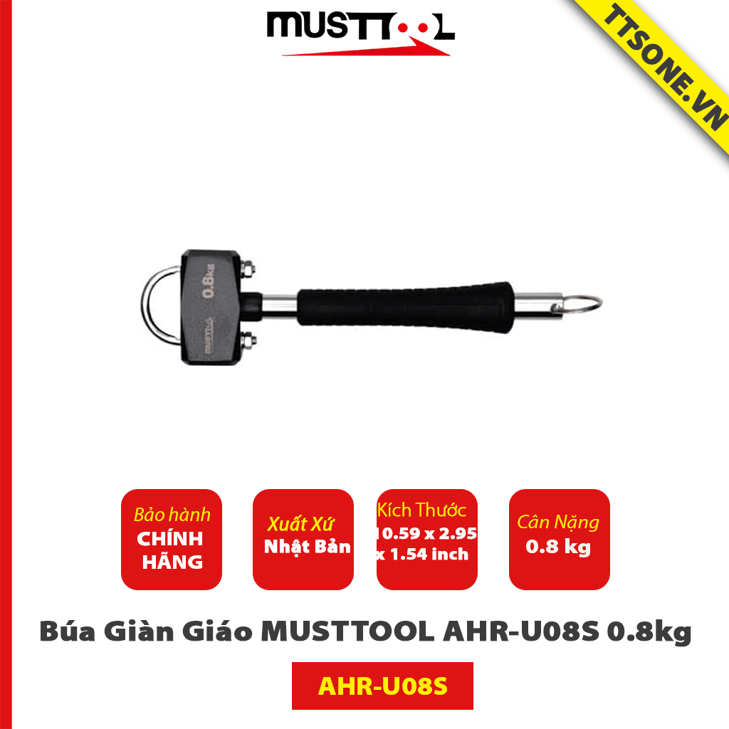Búa treo MUSTTOOL AHR-U08 0.8kg Chính Hãng