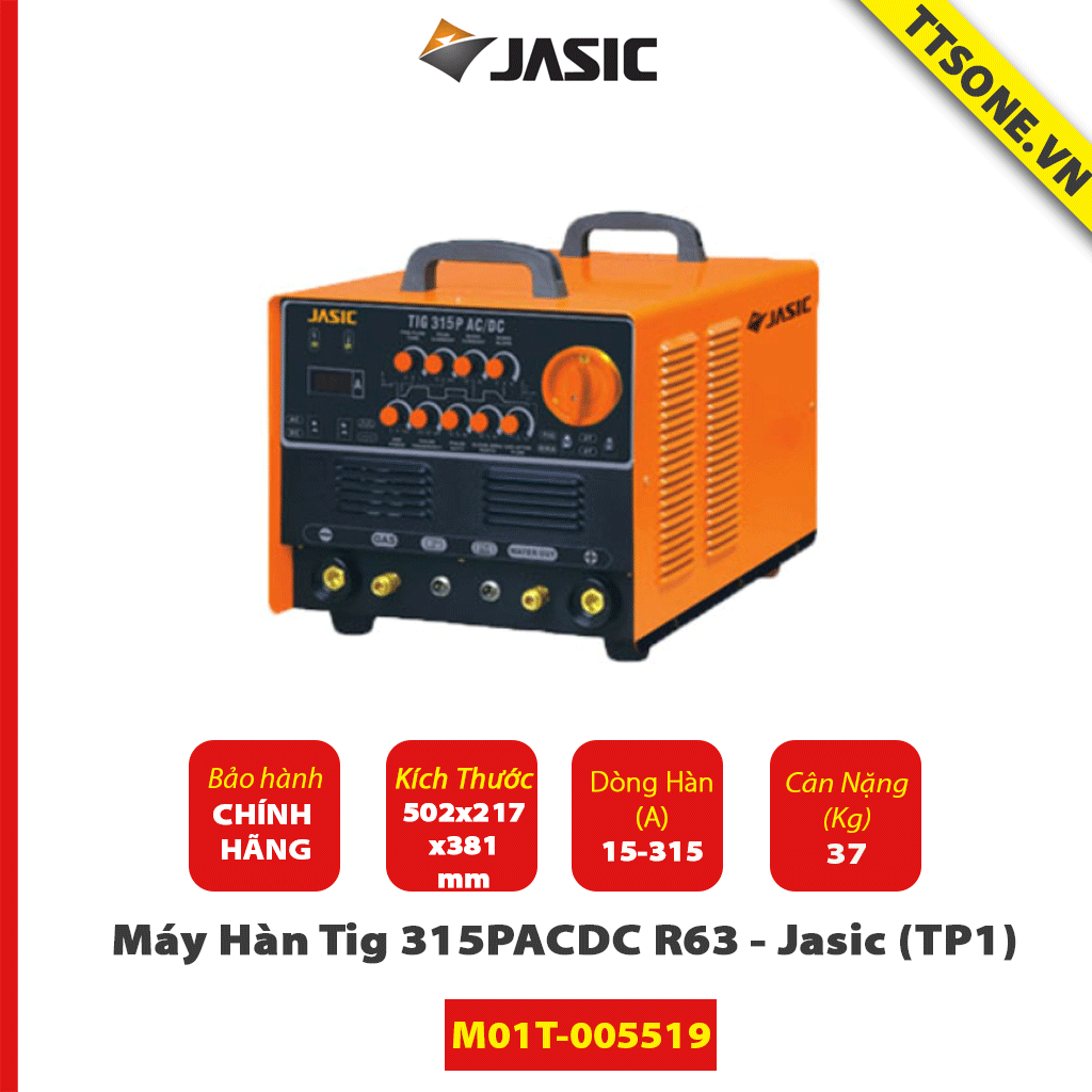Máy Hàn Tig 315PACDC R63 - Jasic (TP1) - Chính Hãng