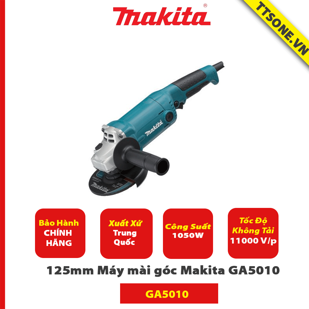 125mm Máy mài góc Makita GA5010 - Chính Hãng