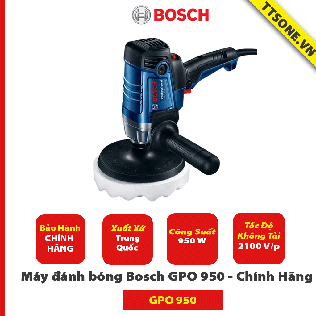 Máy đánh bóng Bosch GPO 950 - Chính Hãng
