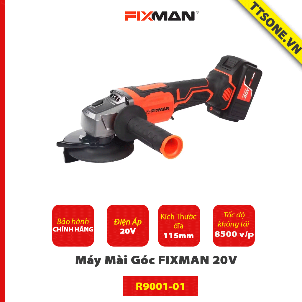 Máy Mài Góc FIXMAN 20V R9001-01 - Chính hãng