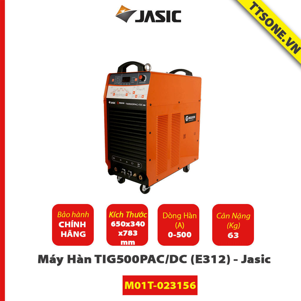 Máy Hàn TIG500PAC/DC (E312) - Jasic - Chính Hãng