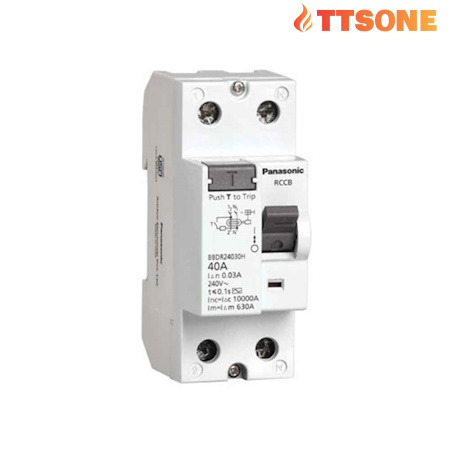 Cầu Dao Chống giật RCCB 2P 40A PANASONIC BBDR24030HV