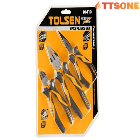 Bộ 3 Kìm Công Nghiệp TOLSEN 10410