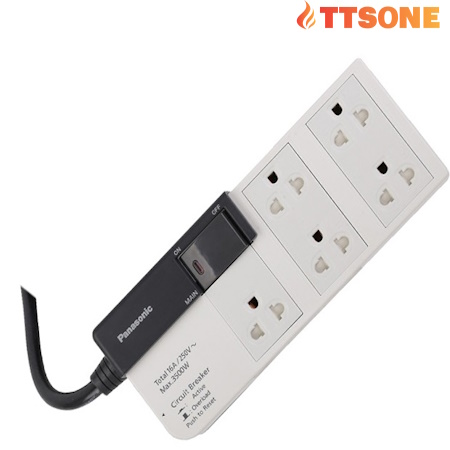 Ổ Cắm Có Dây 5 Ổ Cắm - 3 Chấu- 1 Công  PANASONIC WCHG28352