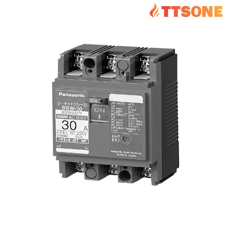 Cầu Dao MCCB 3P 3P 40A 10kA/2.5kA (200V/415V) PANASONIC BBW340SKY