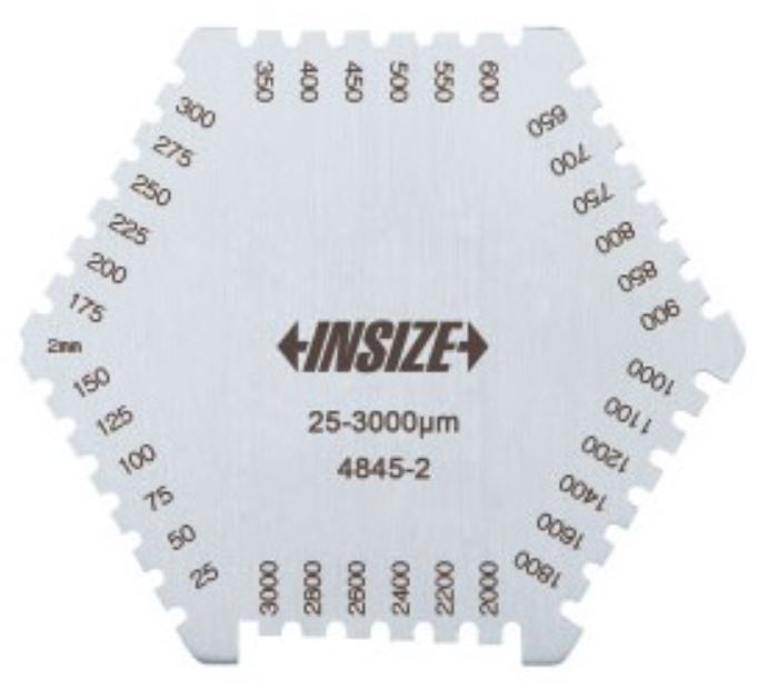 Thước đo độ dày sơn ướt INSIZE 4845-1 (0-25mm)