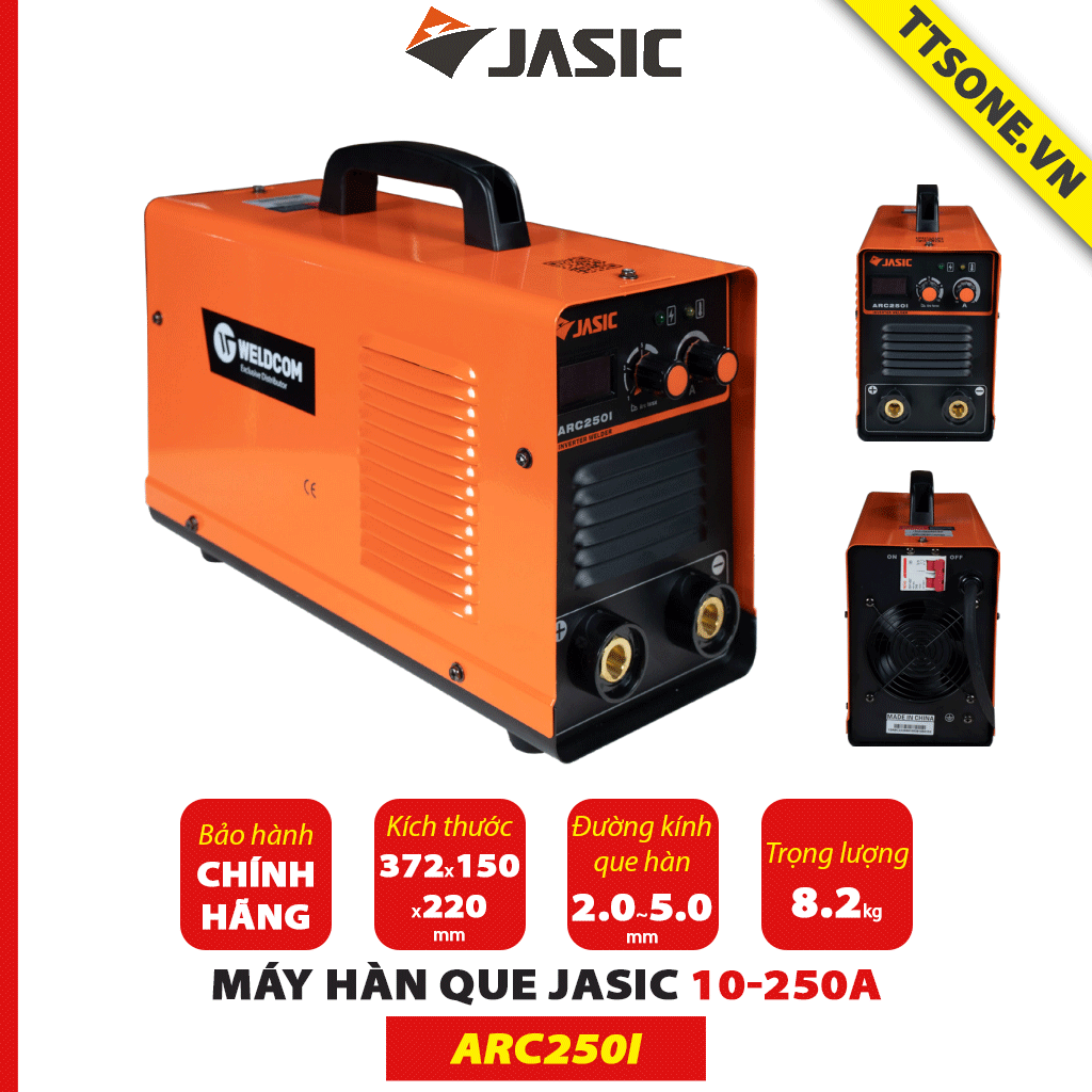 Máy hàn que ARC250I 10-250A JASIC - Chính hãng