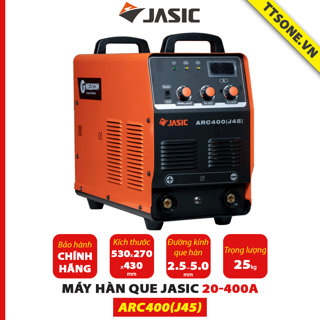 Máy hàn que ARC400(J45) 20-400A JASIC - Chính hãng