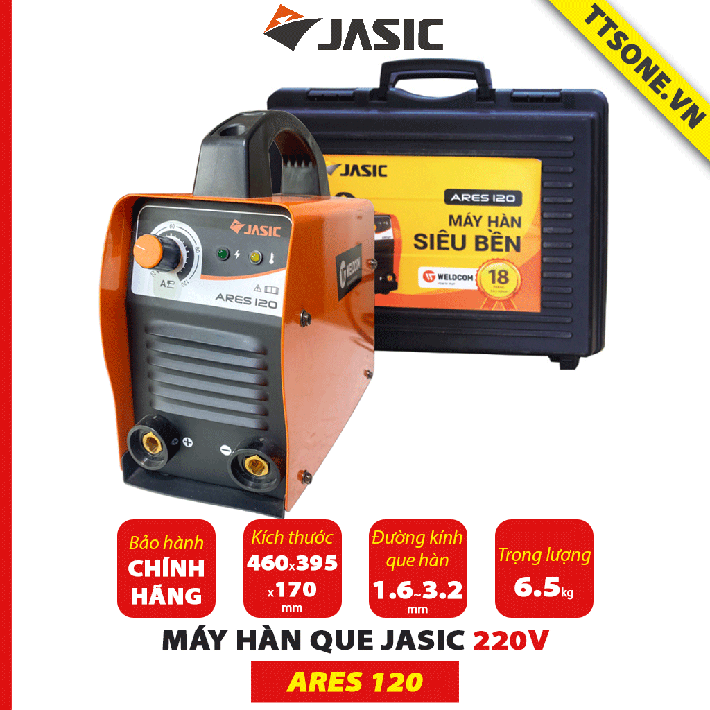 Máy hàn que ARES 120 JASIC - Chính hãng
