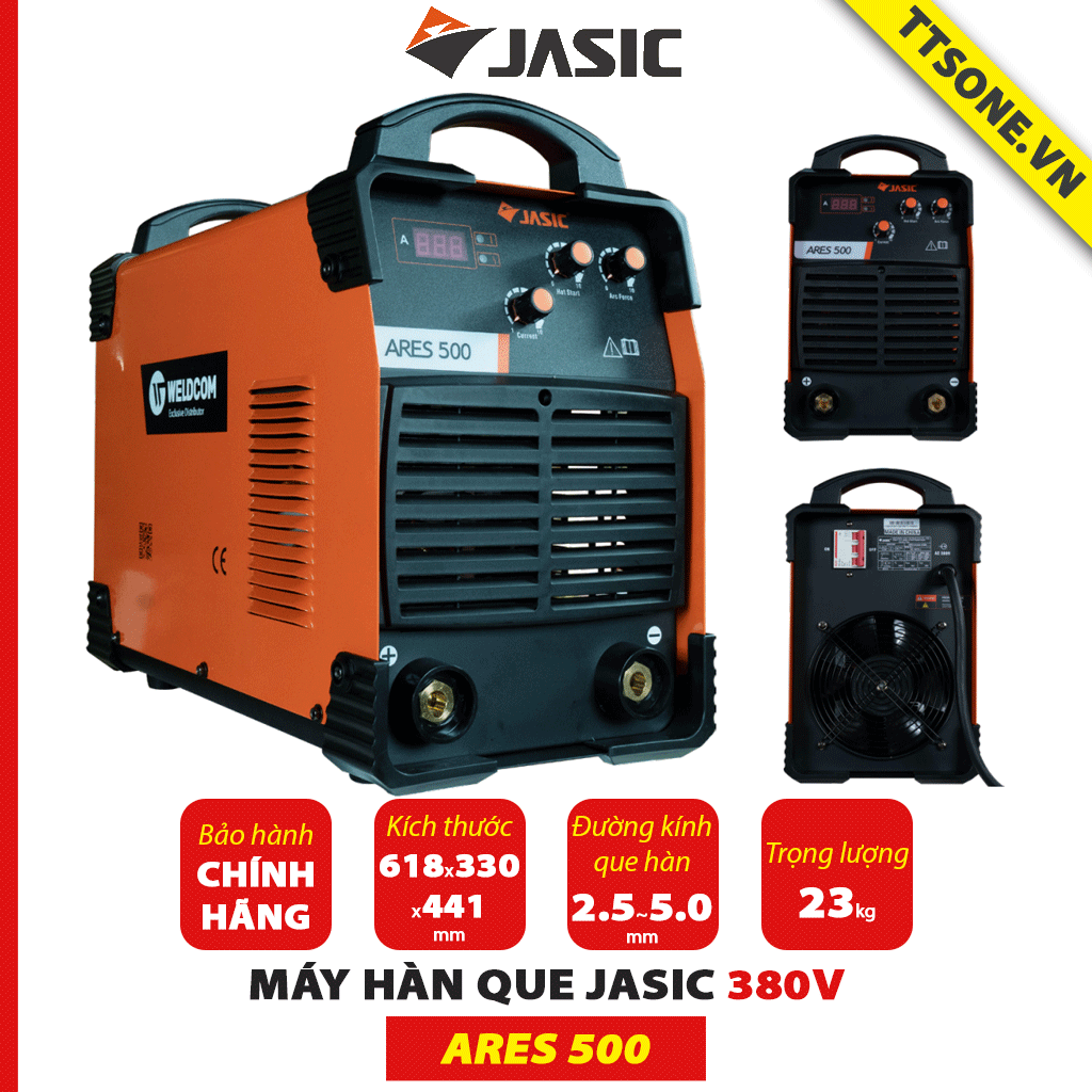 Máy hàn que ARES 500 JASIC - Chính hãng