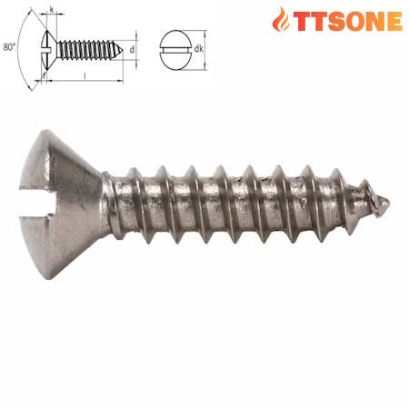 Vít Tự Khoan Đầu Cầu Có Rãnh M 4.2 Din 7973