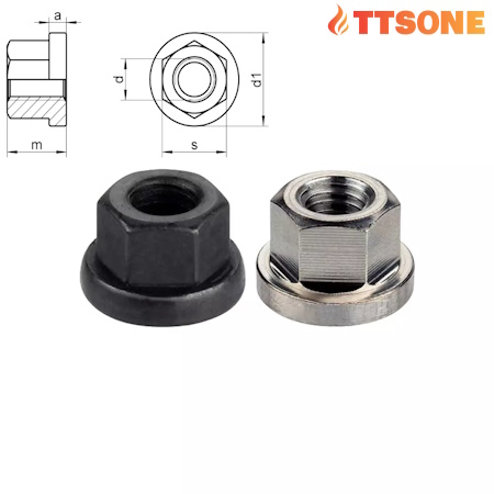 Đai Ốc Lục Giác Mặt Bích DIN 6331