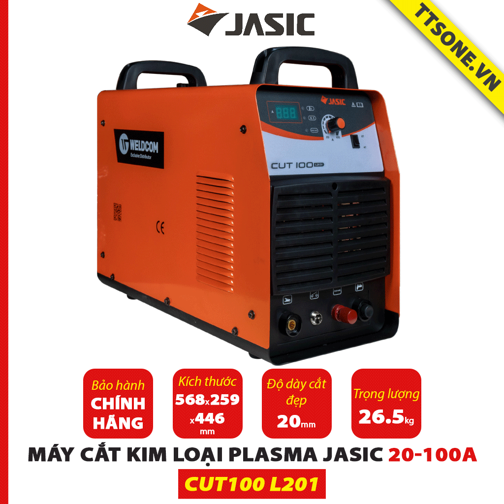 Máy Cắt Kim Loại Công Nghệ PLASMA CUT100 L201 JASIC - Chính hãng