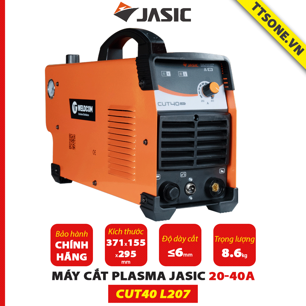 Máy Cắt Kim Loại Công Nghệ Hồ Quang PLASMA CUT40 L207 JASIC - Chính hãng