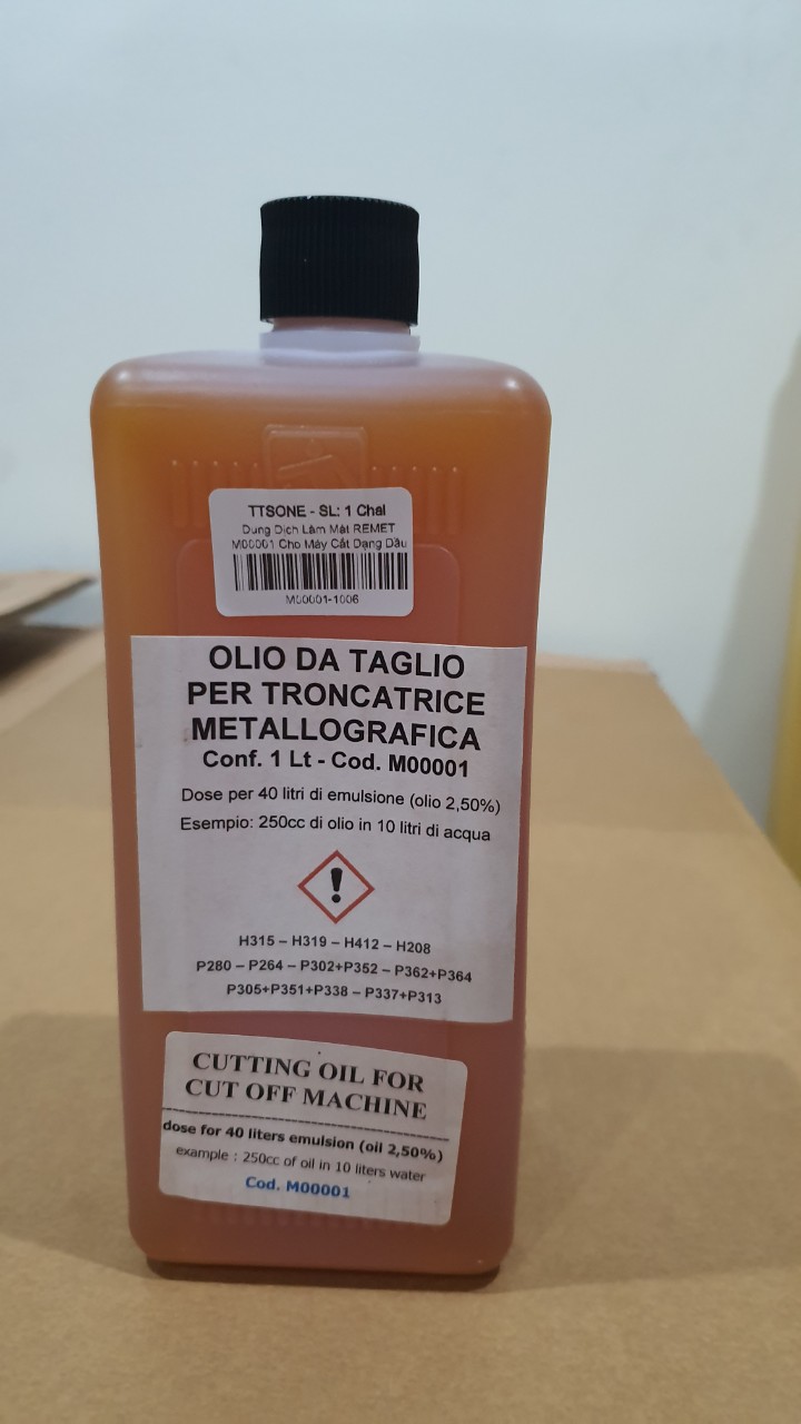 Dung Dịch Làm Mát REMET M00001 Cho Máy Cắt Dạng Dầu (Chai 1 Lít)