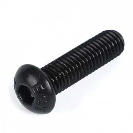 Tornillos Cabeza Alomada M3x10mm - Hexágono Interior, Brida, Acero Inoxidable A2 (100 Unidades