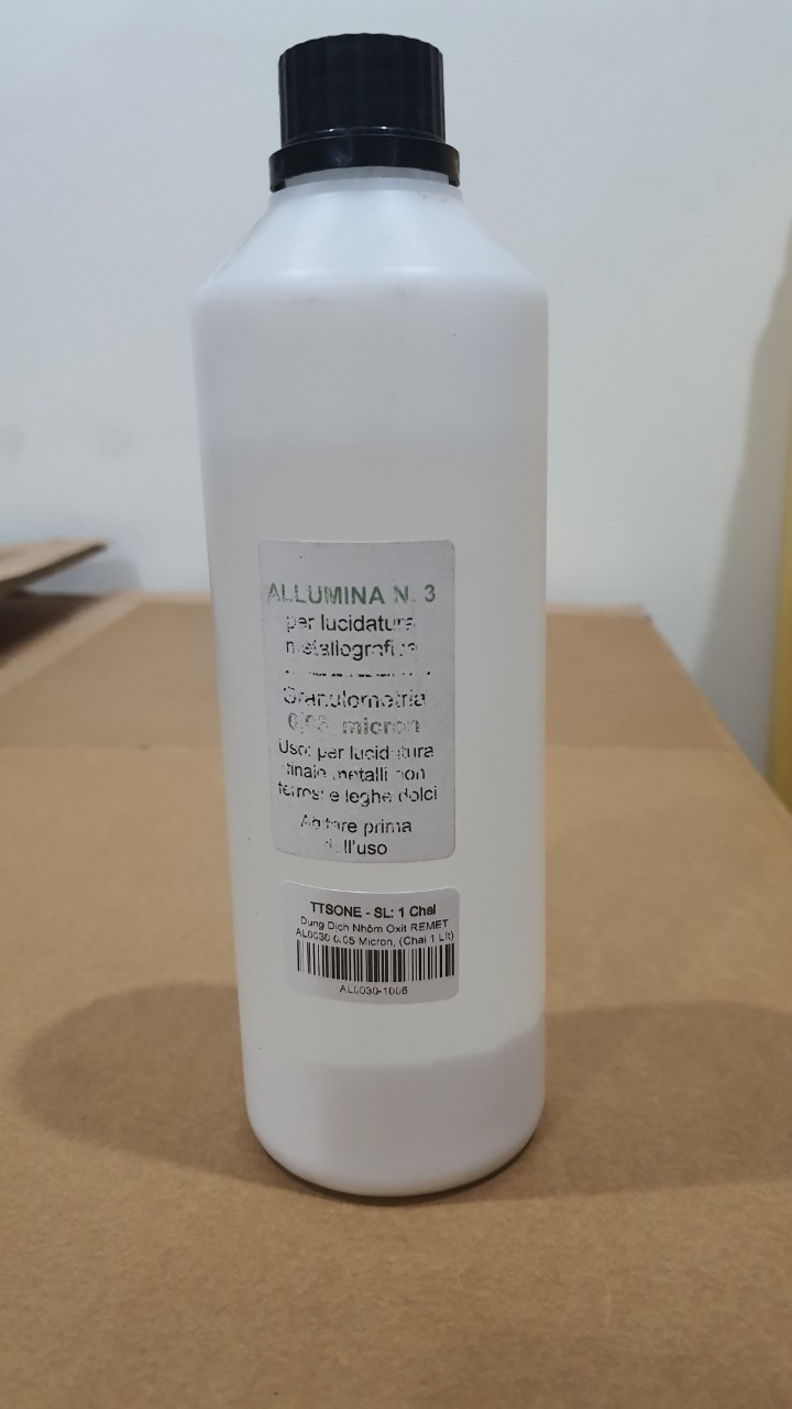 Dung Dịch Nhôm Oxit REMET AL0030 0.05µm (Chai 1 Lít)