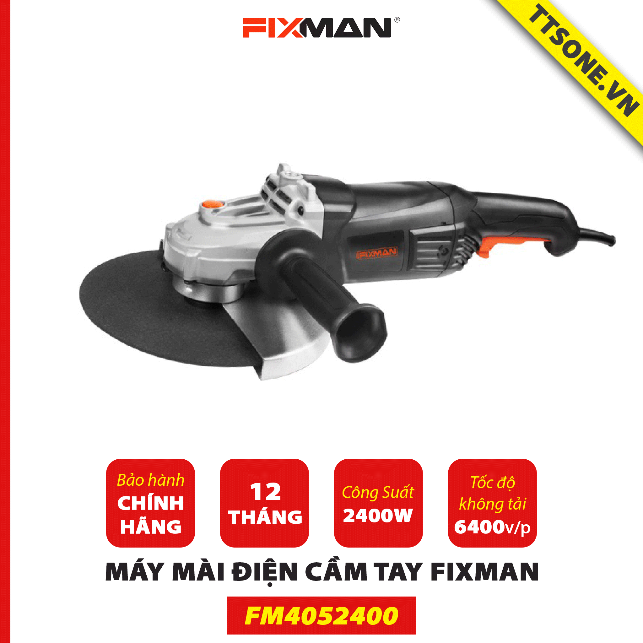 Máy Mài Điện Cầm Tay 2400W Fixman FM4052400 - Chính Hãng