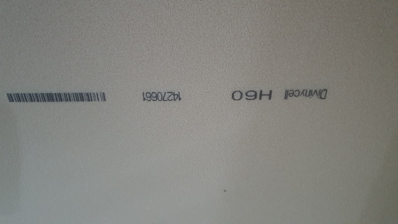 Tấm Xốp PVC DIAB H60 Dày 3 mm - Khổ 2440*1220 mm