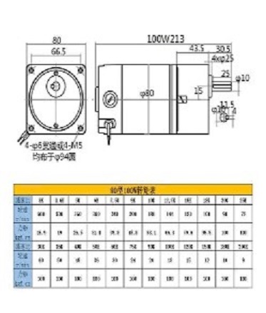 Hộp giảm tốc 80GK100HK