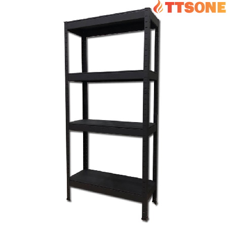 Kệ Thép 4 Tầng 76cmx31cmx153cm Màu Đen FABINAA