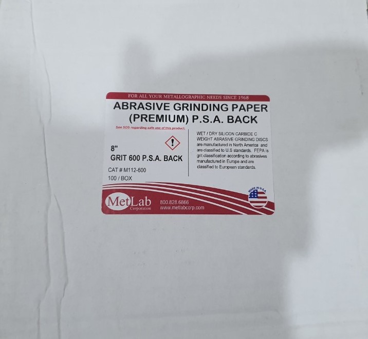 Nhám Đĩa METLAB M112-600 (P600, 205mm) Hộp 100 Chiếc