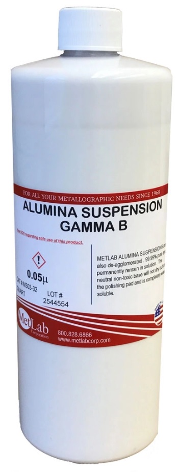 Dung Dịch Đánh Bóng Nhôm Oxit METLAB M303-32 0.05 Micron (Chai 0.95 Lít)