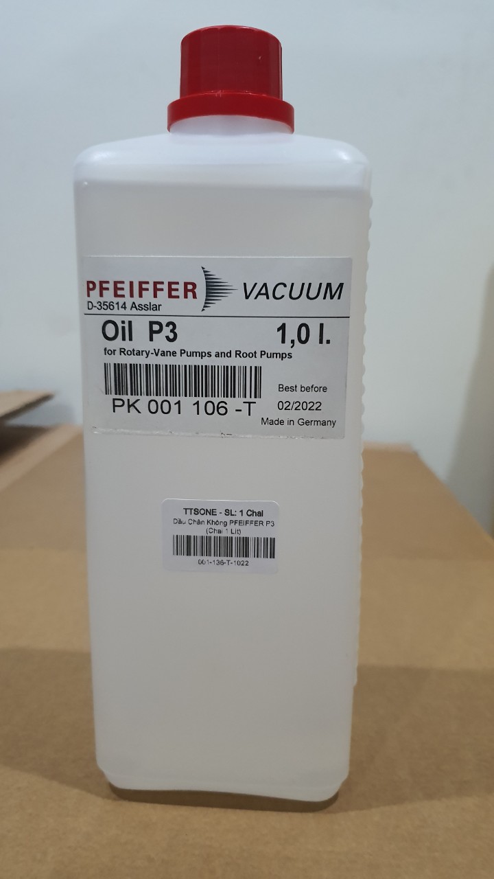 Dầu Chân Không PFEIFFER P3 (Chai 1 Lít)