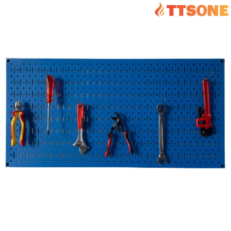Tấm Lưới Pegboard Màu Xanh Dương Treo Tường Đa Năng FABINA