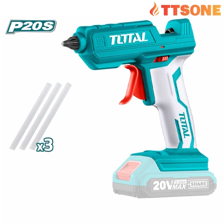 Sung Bắn Keo Dùng Pin 20V TOTAL TGGLI2001