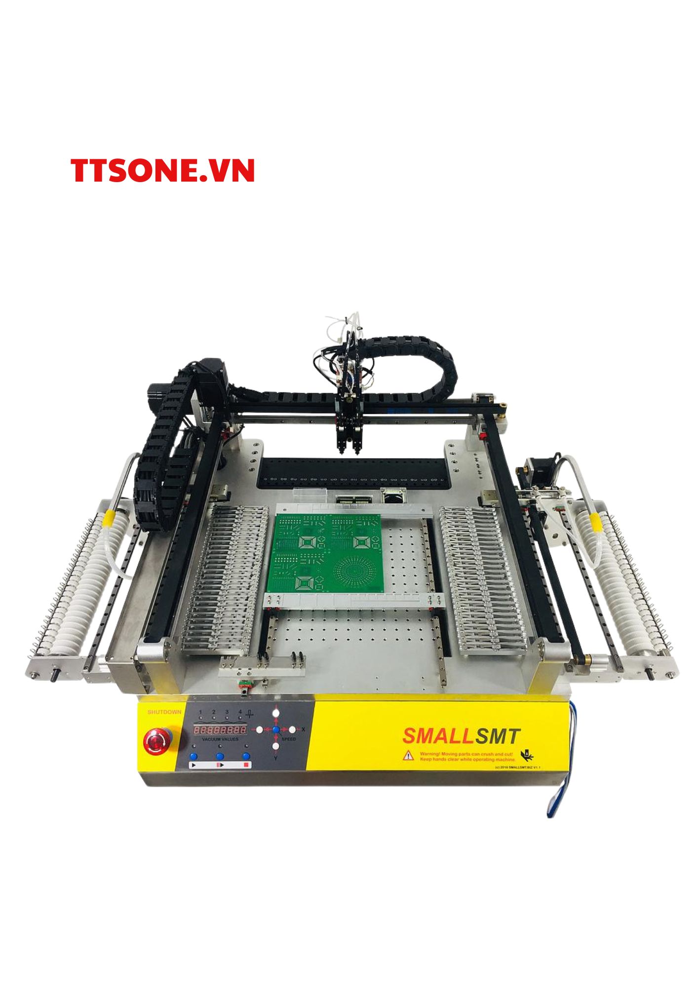 Máy tháo lắp linh kiện SMT Smallsmt VP-2500D-CL22-WNE (X350mm, Y350mm, Z15mm)